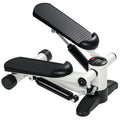 Mini Stepper Exercise Machine with LCD Display and Non Slip Pedals in White by Outsunny AOSOM