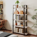 5 Tier Bookshelf and Storage Rack Freestanding Shelving Unit for Home Office by Vasagle