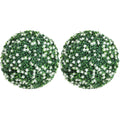 Set of Two Artificial Boxwood Ball Plants for Indoor or Outdoor Display White AOSOM