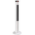 Tower Fan with Remote Control for Quiet Cooling and Space Saving in Any Room White AOSOM
