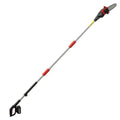 Cordless Pole Chainsaw for Safe Tree Pruning and High Branch Trimming Black AOSOM