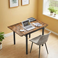 Foldable Drop Leaf Dining Table for Small Spaces Seats 2 to 4 People by Vasagle