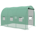 Image of a Walk In Greenhouse With Built In Sprinkler System Green