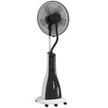 Pedestal Misting Fan with Water Spray 3 Speeds Tilt Head Oscillating