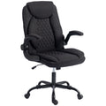 Office Chair with Flip Up Armrests for Space Saving Home Office Comfort