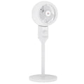 White 9 Inch Air Circulator Pedestal Fan 3 Speed 70 Degree Oscillating by HOMCOM