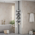 Adjustable 4 Tier Corner Shower Shelf Rustproof Telescopic Bathroom Caddy by Songmics