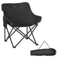 Folding Camping Chair Lightweight and Portable with Carry Bag for Easy Transport Black