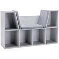 Bookcase With Seat Homcom