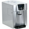 Countertop Ice Maker and Water Dispenser with 3L Tank and Fast Cooling for Home Use Silver