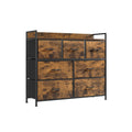 Chest of Drawers, 7 Fabric Drawers, Industrial Style by Songmics