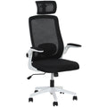 Black Adjustable Swivel Office Chair with Padded Seat by HOMCOM