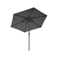 Grey Garden Umbrella With Tilting UPF50+ Canopy by SONGMICS Songmics