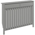 Radiator Cover with Storage Drawers for Safe Heating and Tidy Hallways or Lounges Grey Homcom