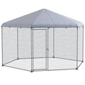 Large Outdoor Chicken Coop for 10 to 15 Hens and Ducks with Walk In Run for Garden Green