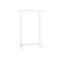 Extendable Clothes Rail in Cloud White with Adjustable Hanging Rail for Storage by Songmics