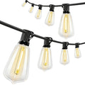 Curtain Lights for Indoor or Outdoor Gatherings with 50 Edison Bulbs Warm White Outsunny