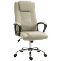 High Back Office Chair With Wheels, Adjustable Height Homcom