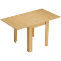 Compact Dining Table for Two Ideal for Small Kitchens or Flats White Wood Effect
