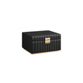 Two Tier Jewellery Box with Mirror and Organiser Compartments for Women by Songmics