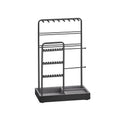 Jewellery Display Stand with Velvet Tray and Sturdy Metal Frame for Dressing Table by Songmics