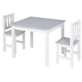 Kids Table & 2 Chairs, Multi-usage, Grey Homcom