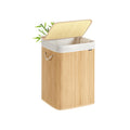 Large 95L Foldable Laundry Basket with Removable Machine Washable Liner by Songmics