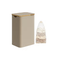 90L Camel Brown Laundry Basket with Lid Large Collapsible Hamper for Home by Songmics