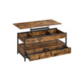 Lift Top Coffee Table with Hidden Storage and Drawers for Living Room by Vasagle