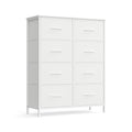 Chest of Drawers 8 Fabric Drawers Storage Unit Cloud White and Snow White SONGMICS