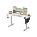 140x60cm Height Adjustable Office Desk Ergonomic Sit Stand Workstation by Vasagle