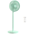 Standing Fan with Remote Control and Timer for Quiet Home Cooling Green AOSOM
