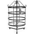 Metal Jewellery Stand, Black Songmics