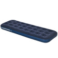 Single Inflatable Camping Mattress with Hand Pump for Comfortable Outdoor Sleep Blue