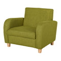 Kids Armchair Mini Sofa with High Back Support and Wooden Frame for Lounge Use, Grey