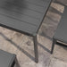 Image of an Outsunny 6 Seat Outdoor Dining Set, Dark Grey