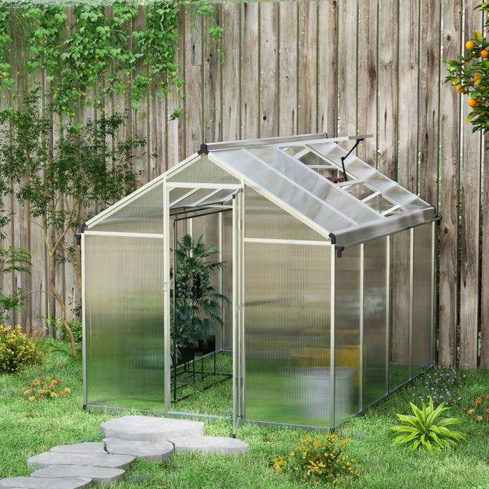 Image of a polycarbonate greenhouse 
