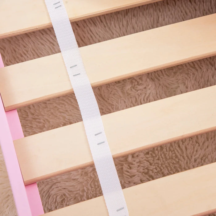 Pink Princess Toddler Bed (3-6 Years): 143x74x59cm, Patterns