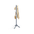 Solid Wood Coat Stand with 8 Hooks and Adjustable Height for Hallway or Bedroom by Vasagle