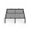 Frame For Double Bed Sturdy Black Steel - Easy Assembly VASAGLE