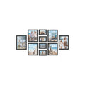 Set of 10 Black Picture Frames for Wall or Tabletop Display Home Decor by Songmics