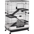 3-Tier Small Animal Cage With Wheels Pawhut