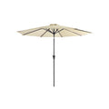 Image of a beige 3 metre garden umbrella