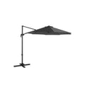 Image of a grey 3m Patio Cantilever Umbrella