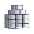 Stackable Shoe Storage Boxes, 12 Pack Songmics