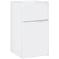 88L Under Counter Fridge Freezer with Adjustable Settings and 3 Star Freezer Rating, White