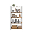 Vasagle 5 Tier Wooden Bookshelf with Open Storage for Home Office or Living Room 30 x 74 x 150cm VASAGLE