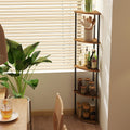 5 Tier Corner Shelf Unit with Quick Tool Free Assembly for Living Room or Office by Songmics Home