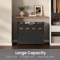 Large 155L Laundry Hamper with 4 Sections for Sorting Clothes and Towels by Songmics