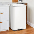 40L Large Kitchen Bin with Soft Close Lid and Rubbish Storage by Songmics